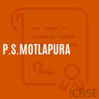 P.S.Motlapura Primary School Logo