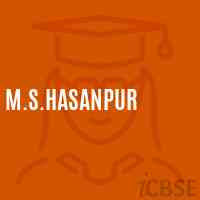 M.S.Hasanpur Middle School Logo