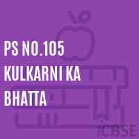 Ps No.105 Kulkarni Ka Bhatta Primary School Logo
