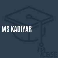 Ms Kadiyar Middle School Logo