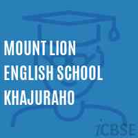 Mount Lion English School Khajuraho Logo