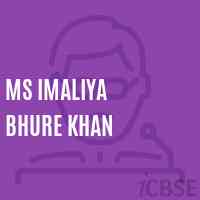 Ms Imaliya Bhure Khan Middle School Logo