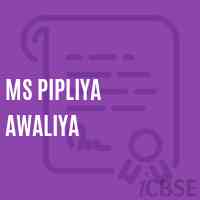 Ms Pipliya Awaliya Middle School Logo
