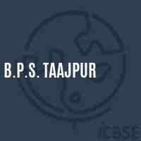 B.P.S. Taajpur Primary School Logo