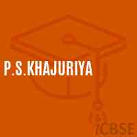 P.S.Khajuriya Primary School Logo