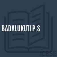Badalukuti P.S Primary School Logo