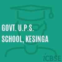 Govt. U.P.S. School, Kesinga Logo