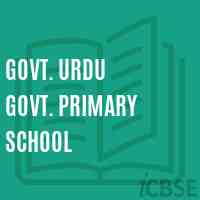 Govt. Urdu Govt. Primary School Logo