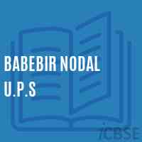 Babebir Nodal U.P.S Middle School Logo