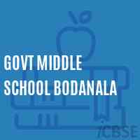 Govt Middle School Bodanala Logo
