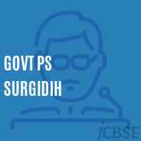 Govt Ps Surgidih Primary School Logo