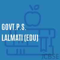 Govt.P.S. Lalmati (Edu) Primary School Logo