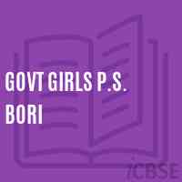 Govt Girls P.S. Bori Primary School Logo