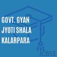 Govt. Gyan Jyoti Shala Kalarpara Primary School Logo