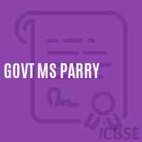 Govt Ms Parry Middle School Logo