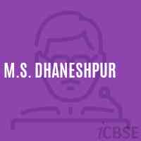 M.S. Dhaneshpur Middle School Logo