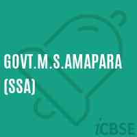 Govt.M.S.Amapara (Ssa) Middle School Logo