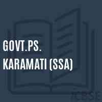 Govt.Ps. Karamati (Ssa) Primary School Logo
