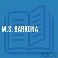 M.S. Barkona Middle School Logo