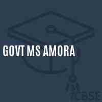Govt Ms Amora Middle School Logo