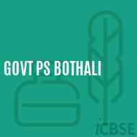 Govt Ps Bothali Primary School Logo