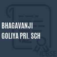 Bhagavanji Goliya Pri. Sch Middle School Logo