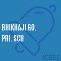 Bhikhaji Go. Pri. Sch Primary School Logo