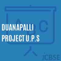 Duanapalli Project U.P.S Middle School Logo