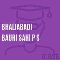 Bhaliabadi Bauri Sahi P S Primary School Logo