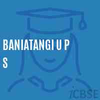 Baniatangi U P S Middle School Logo