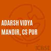Adarsh Vidya Mandir, Cs Pur Middle School Logo