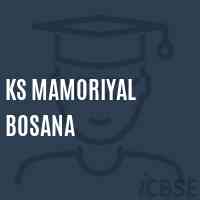 Ks Mamoriyal Bosana Secondary School Logo
