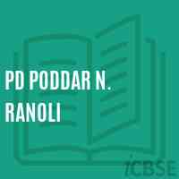 Pd Poddar N. Ranoli Senior Secondary School Logo