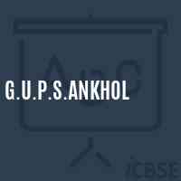 G.U.P.S.Ankhol Middle School Logo