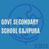 Govt.Secondary School Gajipura Logo