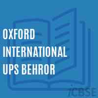 Oxford International Ups Behror Middle School Logo