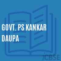 Govt. Ps Kankar Daupa Primary School Logo