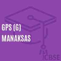 Gps (G) Manaksas Primary School Logo