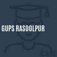 Gups Rasoolpur Middle School Logo