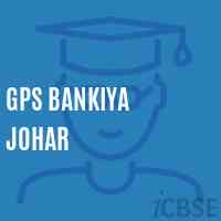 Gps Bankiya Johar Primary School Logo