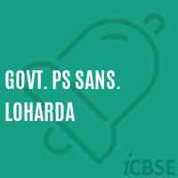 Govt. Ps Sans. Loharda Middle School Logo