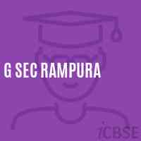 G Sec Rampura Secondary School Logo