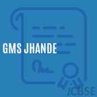 Gms Jhande Middle School Logo