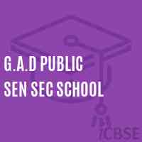 G.A.D Public Sen Sec School Logo