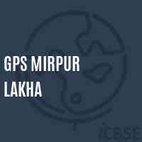 Gps Mirpur Lakha Primary School Logo