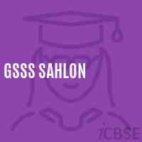 Gsss Sahlon High School Logo