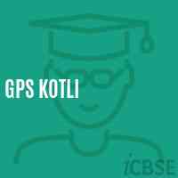 Gps Kotli Primary School Logo