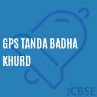 Gps Tanda Badha Khurd Primary School Logo