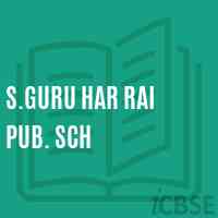 S.Guru Har Rai Pub. Sch Middle School Logo
