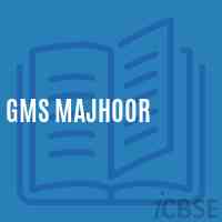 Gms Majhoor Middle School Logo